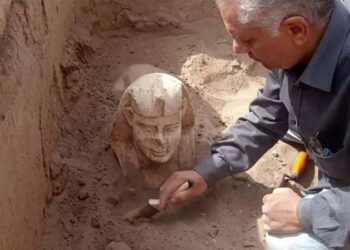 Mısır’da Roma İmparatoru Claudius’u temsil ettiği düşünülen bir sfenks bulundu