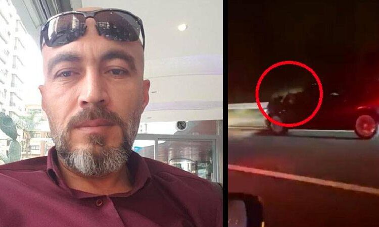 Eşini 40 kilometre boyunca kaput üzerinde taşıdı, tutuklandı