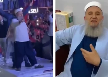 Aracın üstünde dans ederek seçimi kutlayan cübbeli: Nefsime uydum 3 Aracın üstünde dans ederek seçimi kutlayan cübbeli: Nefsime uydum