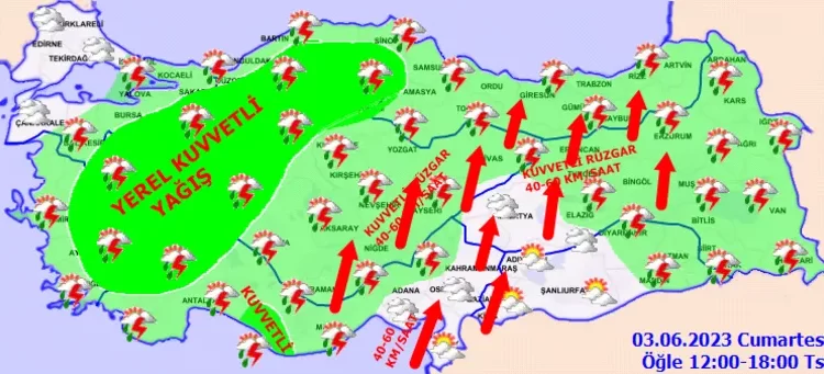 Meteoroloji, başta İstanbul, Ankara ve İzmir olmak üzere 30 ili uyardı 1 Meteoroloji, başta İstanbul, Ankara ve İzmir olmak üzere 30 ili uyardı