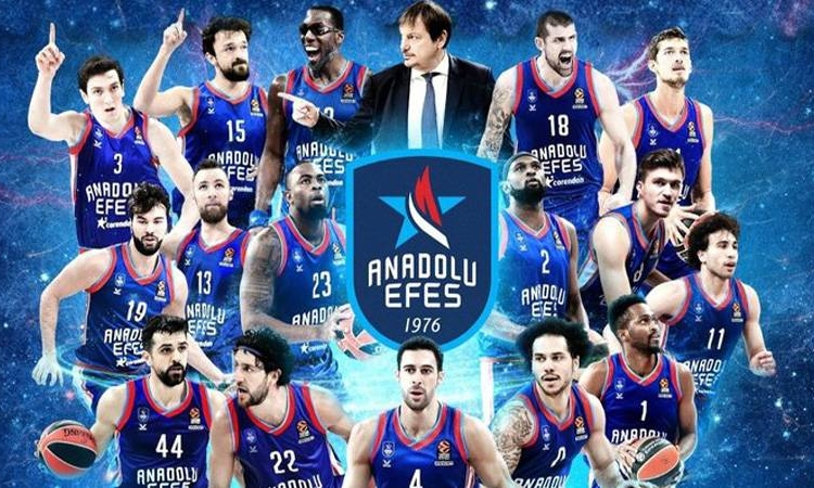 Basketbolda şampiyon 16’ncı kez Anadolu Efes 1 Basketbolda şampiyon 16’ncı kez Anadolu Efes