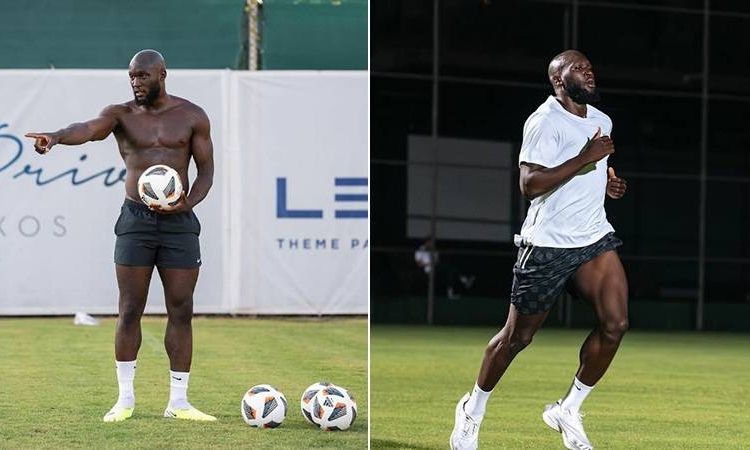 Galatasaray’a kiralık olarak önerilen Lukaku, Belek’te antrenman yapıyor