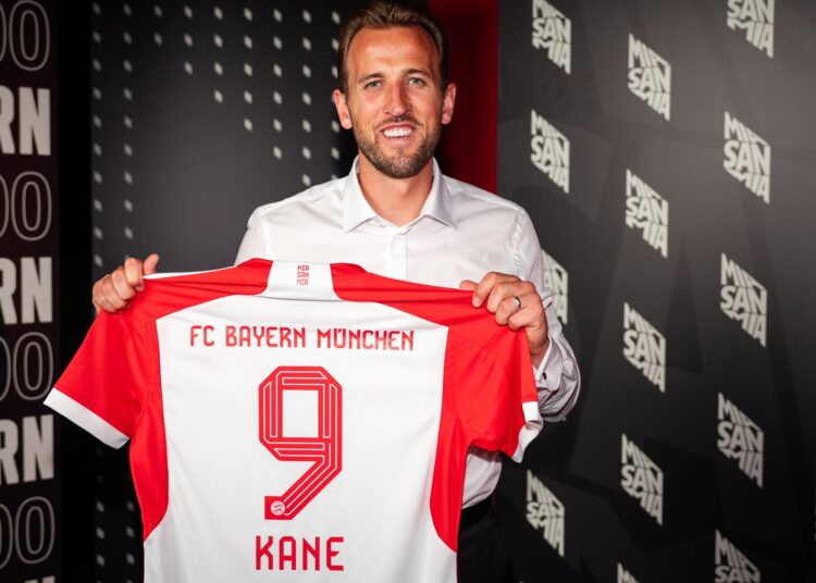 İngiliz golcü Harry Kane, resmen Bayern Münih'te 1 İngiliz golcü Harry Kane, resmen Bayern Münih’te
