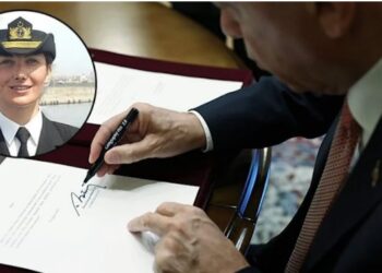 Erdoğan’dan, TSK’nın ilk kadın amirali Gökçen Fırat’la ilgili açıklama