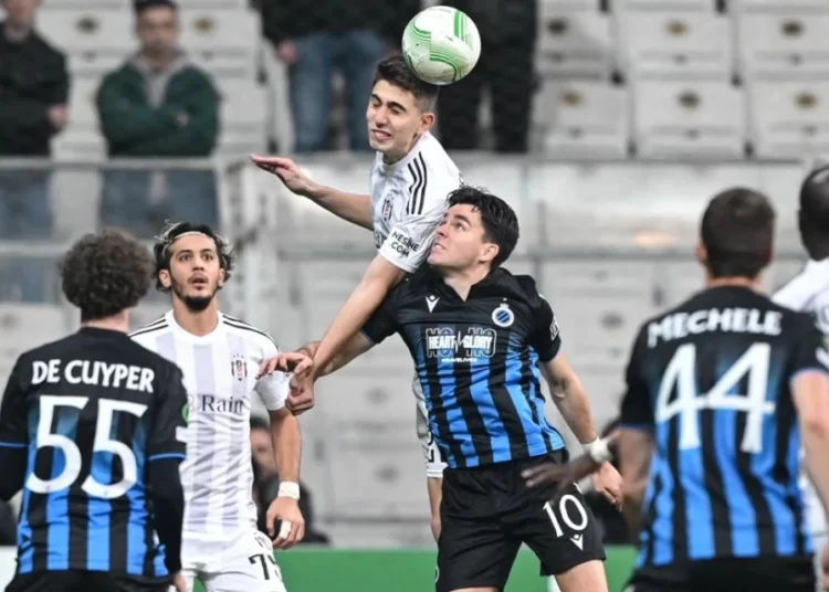 UEFA’da umudu kalmayan Beşiktaş, evinde Club Brugge’e farklı yenildi