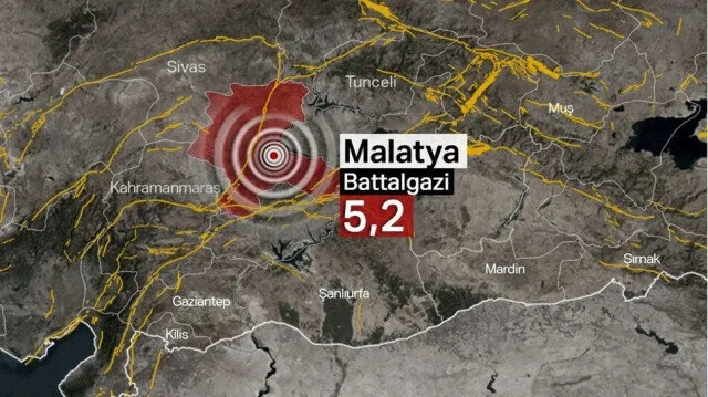 زلزال بقوة 5.2 درجة يضرب جنوب شرق تركيا 1 زلزال بقوة 5.2 درجة يضرب جنوب شرق تركيا