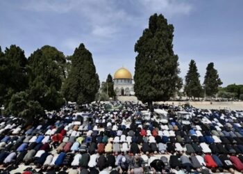 120 ألفًا يؤدون صلاة الجمعة الأخيرة من رمضان في الأقصى رغم القيود الصهيونية
