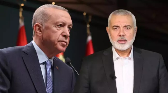 أردوغان يهاتف هنية للتعزية باستشهاد أبنائه: قُلتَ ما يجب أن يقال (شاهد) 1 أردوغان يهاتف هنية للتعزية باستشهاد أبنائه: قُلتَ ما يجب أن يقال (شاهد)