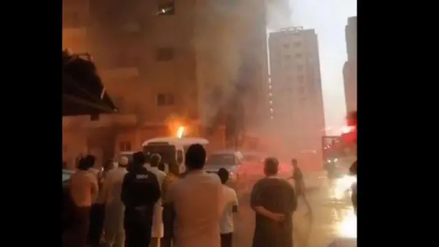 وسط توقعات بارتفاع عدد الضحايا.. التحفظ على كويتي ومصري في إطار تحقيقات حريق "المنقف" 1 ضحايا