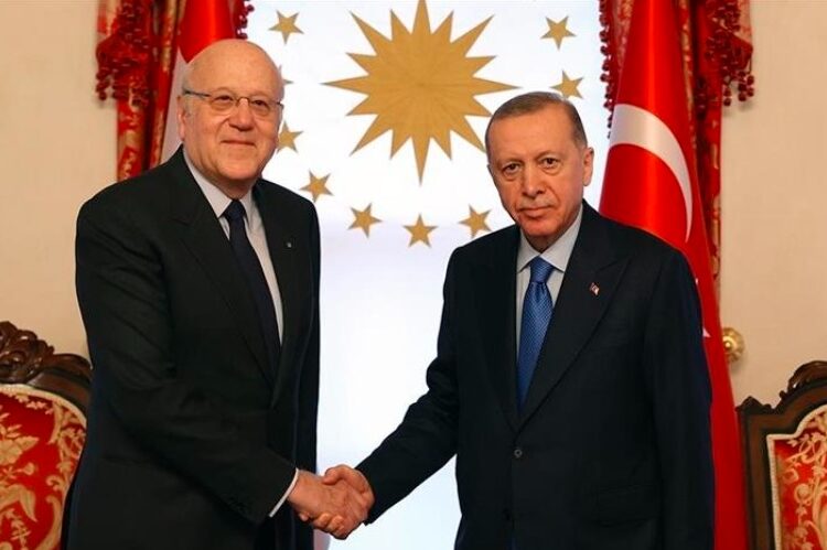 أردوغان يبحث مع ميقاتي التهديدات الإسرائيلية للبنان 1 أردوغان يبحث مع ميقاتي التهديدات الإسرائيلية للبنان