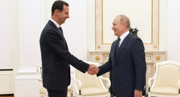 بوتين يجتمع مع بشار الأسد في موسكو 1 بوتين يجتمع مع بشار الأسد في موسكو