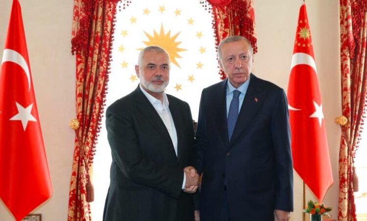 أردوغان: اغتيال هنية يهدف إلى كسر إرادة الشعب الفلسطينى