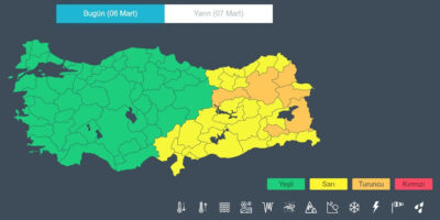 Meteoroloji'den 33 kente turuncu ve sarı kodlu uyarı: Kuvvetli yağış ve fırtına bekleniyor