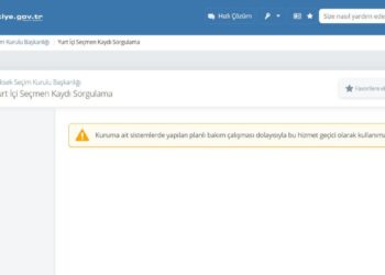 Seçmen listeleri askıya çıktı, e-devlet bakıma girdi