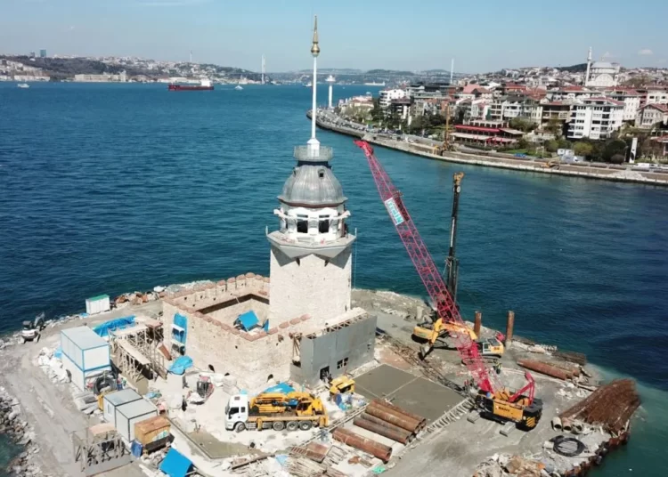 Kız Kulesi’nin son hali görüntülendi 1 Kız Kulesi’nin son hali görüntülendi