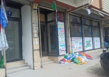 Yeşil Sol Parti’nin Ankara seçim bürosuna saldırı