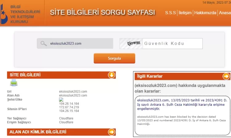 ‘Yeni’ Ekşi Sözlük’e erişim engeli getirildi