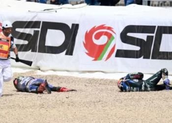 MotoGP İspanya Grand Prix’sinde korkutan kaza