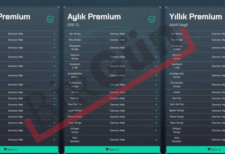 85 milyonun kişisel verileri 100 TL’ye satılıyor