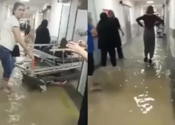 Acil servisi su bastı, hastalar tahliye edildi