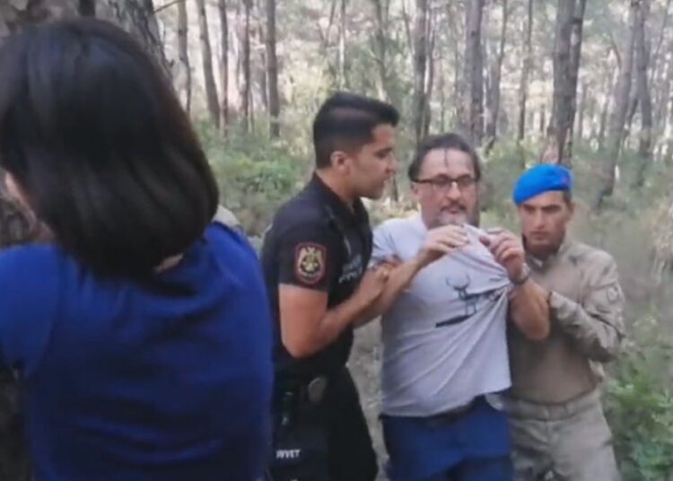 Akbelen’de ağaçlara sarılanlar gözaltına alındı