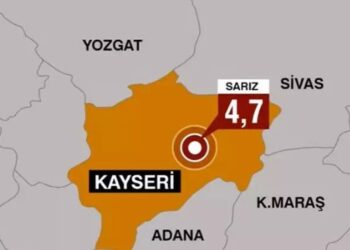 Kayseri’de 4.7 büyüklüğünde deprem! Çevre illerde de hissedildi