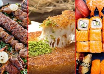 Künefe, kebap ve suşi ile bankayı resmen soydular