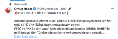 Ankara Başsavcısı'nı tehdit eden Orhun Haber'e operasyon