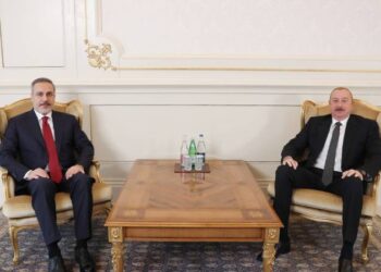 Azerbaycan Cumhurbaşkanı Aliyev, Fidan’ı kabul etti