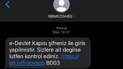 'Oltalama' yöntemi ile e-devlet şifreleri ele geçirilmeye çalışılıyorlar 2 'Oltalama' yöntemi ile e-devlet şifreleri ele geçirilmeye çalışılıyorlar