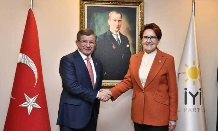 Davutoğlu, Akşener'i ziyaret etti 1 Davutoğlu, Akşener’i ziyaret etti