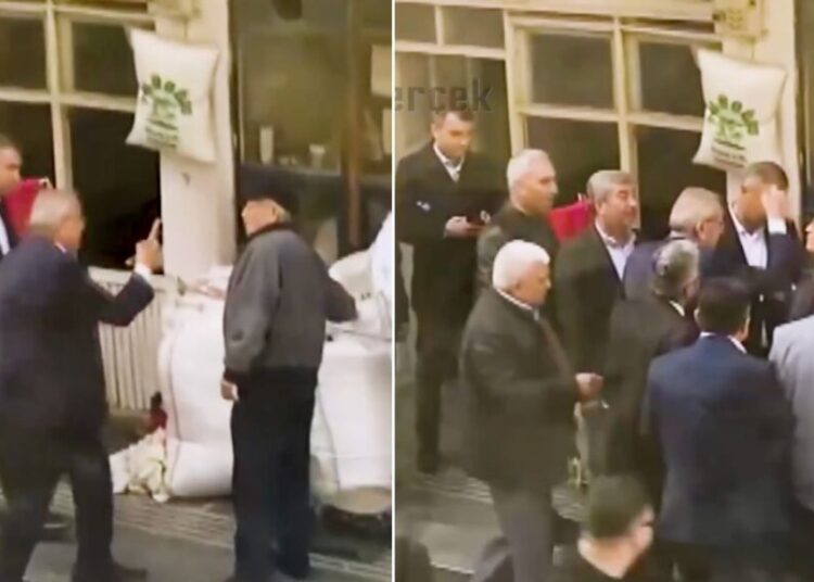 Belediye başkanı, ‘oy vermeyeceğim’ diyen 70 yaşındaki vatandaşa yumruk attı 1 Belediye başkanı, ‘oy vermeyeceğim’ diyen 70 yaşındaki vatandaşa yumruk attı