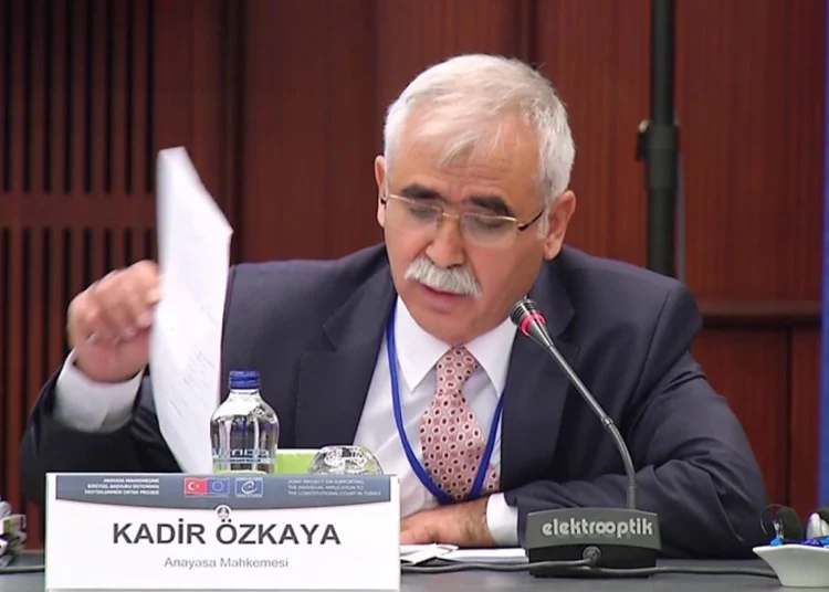 AYM’nin yeni başkanı Kadir Özkaya oldu