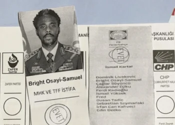 Sandıktan bir oy da Fenerbahçeli futbolcu Osayi-Samuel’e çıktı