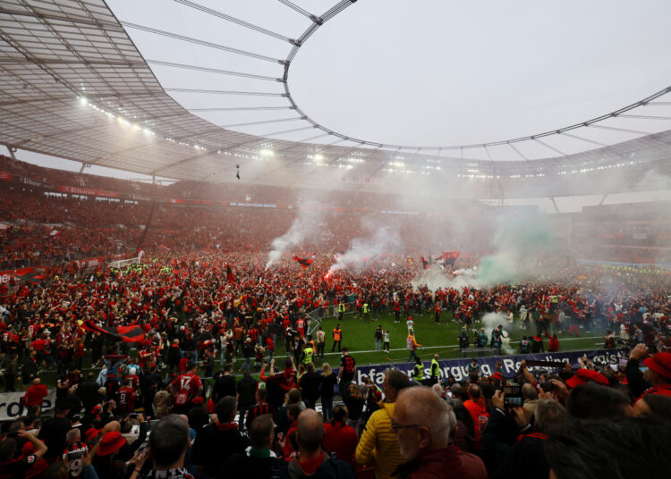Bayer Leverkusen'den tarihi şampiyonluk 1 Bayer Leverkusen’den tarihi şampiyonluk