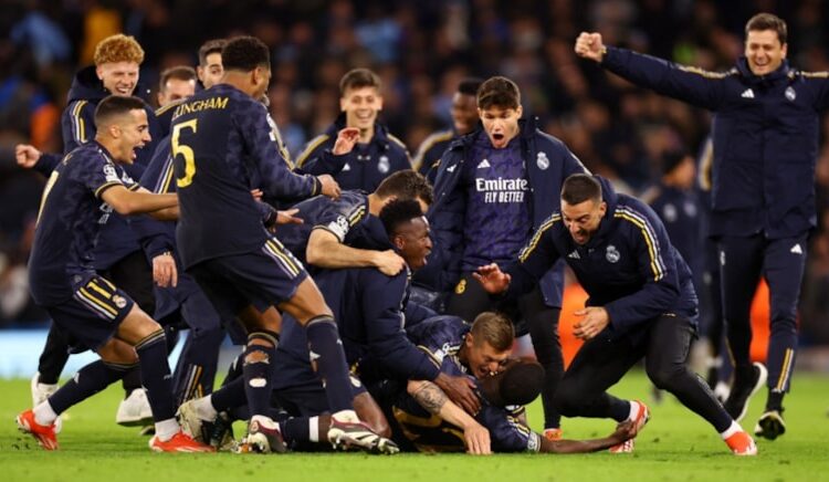 Real Madrid, Manchester City engelini zor aştı! Arda Güler yedek kaldı 1 Real Madrid, Manchester City engelini zor aştı! Arda Güler yedek kaldı
