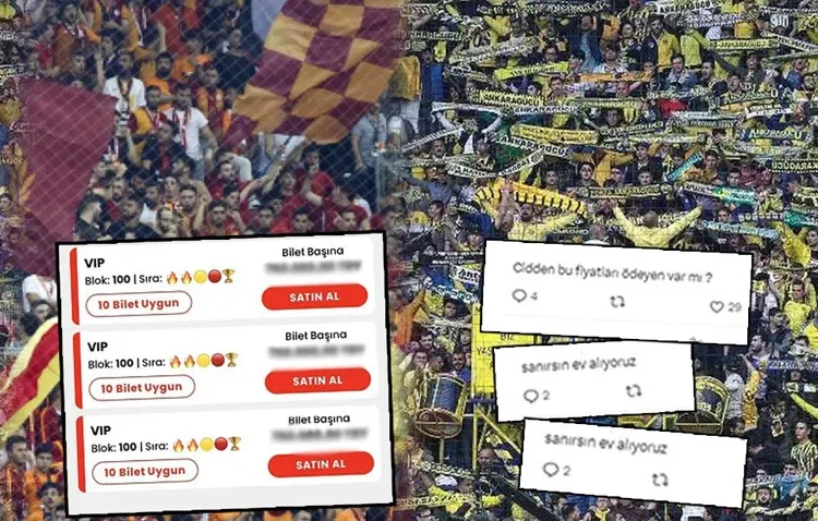 Otomobil fiyatına derbi bileti: 750 bin TL 1 Otomobil fiyatına derbi bileti: 750 bin TL