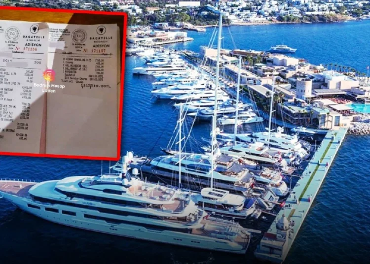 Yalıkavak Marina’daki bir restoranda 20 kişilik gruba dudak uçuklatan hesap: 1 milyon 115 bin TL 1 Yalıkavak Marina’daki bir restoranda 20 kişilik gruba dudak uçuklatan hesap: 1 milyon 115 bin TL