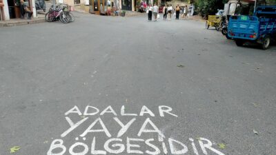 Adalar'daki eyleme polis müdahalesi 3 Adalar'daki eyleme polis müdahalesi