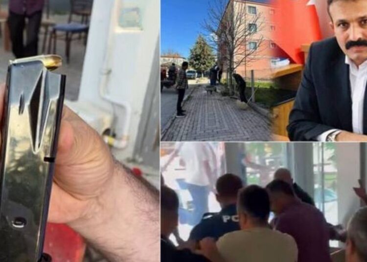AKP’li başkan MHP’lilere silah çekti