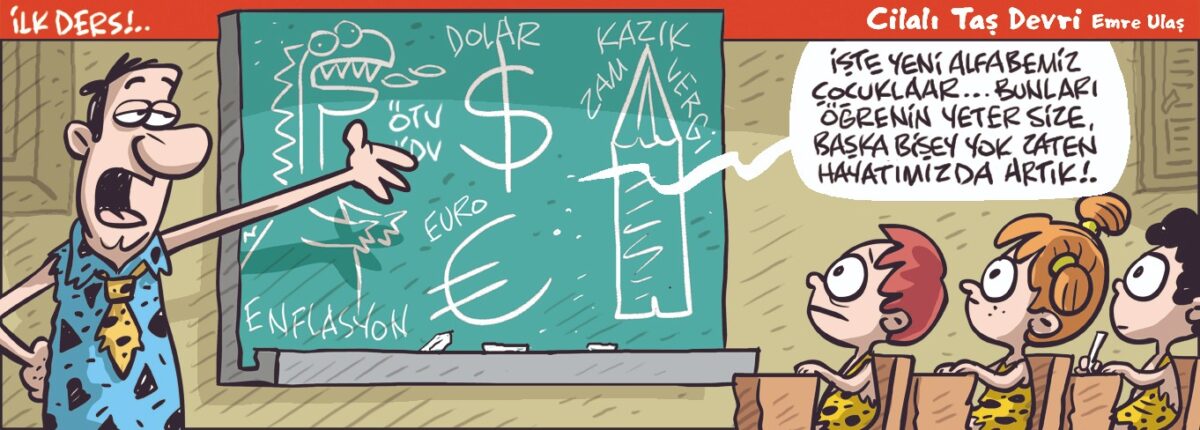Ekonominin durumu karikatüristlerin gündeminde