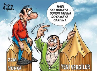 Ekonominin durumu karikatüristlerin gündeminde
