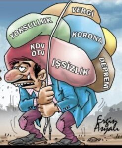 Ekonominin durumu karikatüristlerin gündeminde