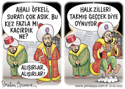 Ekonominin durumu karikatüristlerin gündeminde
