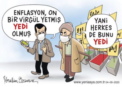 Ekonominin durumu karikatüristlerin gündeminde