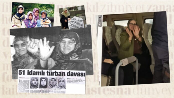 Başörtüsü eylemlerinden hapis yatan Hüda Kaya, yeniden girdiği cezaevinden tahliye edildi 1 Başörtüsü eylemlerinden hapis yatan Hüda Kaya, yeniden girdiği cezaevinden tahliye edildi