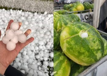 Kayseri’de dolu yağışı: Vatandaşın kafası yarıldı