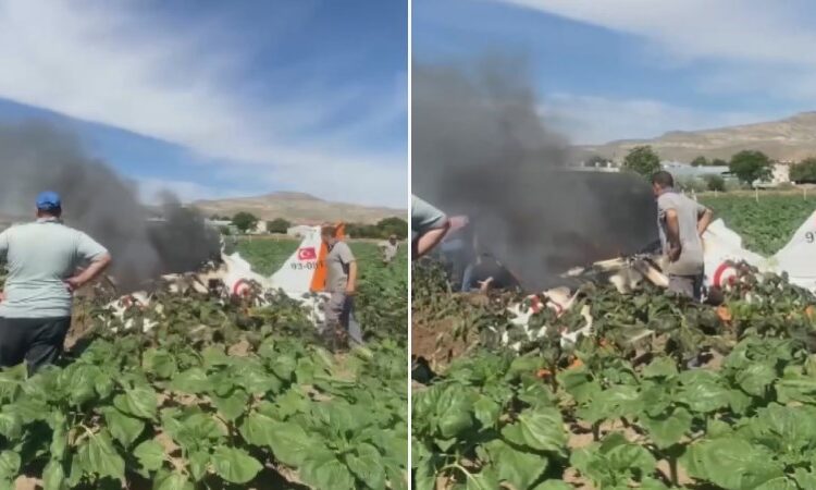 Kayseri’de eğitim uçağı düştü: İki pilot şehit oldu
