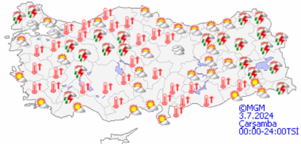 Yağmur geliyor, kavurucu sıcaklara ara