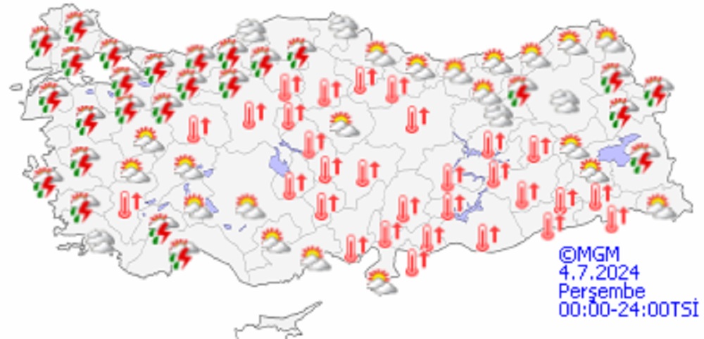 Yağmur geliyor, kavurucu sıcaklara ara